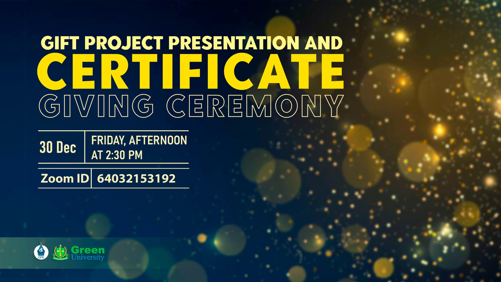 GIFT Project Presentation and Certificate Giving Ceremony